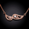Agrigento Necklace in 18K Rose Gold Plated with Swarovski Crystals Agrigento Necklace in 18K Rose Gold Plated with Swarovski Crystals