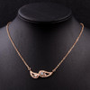 Agrigento Necklace in 18K Rose Gold Plated with Swarovski Crystals Agrigento Necklace in 18K Rose Gold Plated with Swarovski Crystals