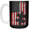 Autism - American Flag Puzzle Piece Coffee Mug