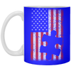 Autism - American Flag Puzzle Piece Coffee Mug