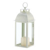 DISTRESSED IVORY CANDLE LANTERN DISTRESSED IVORY CANDLE LANTERN