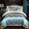 King Blue Duvet Cover Set