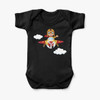 Cartoon Little Boy Operating Plane (Edition 2) Designed Baby Bodysuits
