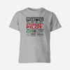 Student Pilot Label Designed Children T-Shirts