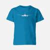 Boeing 787 Silhouette Designed Children T-Shirts