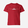 Boeing 767 Silhouette Designed Children T-Shirts
