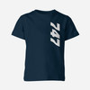 747 Side Text Designed Children T-Shirts
