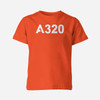 A320 Flat Designed Children T-Shirts