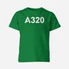A320 Flat Designed Children T-Shirts