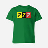 Flat Colourful 777 Designed Children T-Shirts
