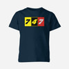 Flat Colourful 747 Designed Children T-Shirts