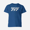 Boeing 717 & Text Designed Children T-Shirts