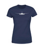Boeing 787 Silhouette Designed Women T-Shirts