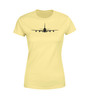 Airbus A380 Silhouette Designed Women T-Shirts