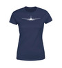 Airbus A330 Silhouette Designed Women T-Shirts