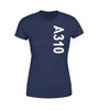 A310 Side Text Designed Women T-Shirts