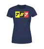 Flat Colourful 787 Designed Women T-Shirts