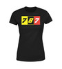 Flat Colourful 787 Designed Women T-Shirts