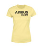 Airbus A330 & Text Designed Women T-Shirts