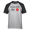 Airplane Mode On Designed Raglan T-Shirts