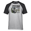 Boeing 777 & GE90 Engine Designed Raglan T-Shirts