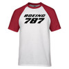 Boeing 787 & Text Designed Raglan T-Shirts