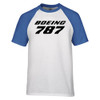 Boeing 787 & Text Designed Raglan T-Shirts