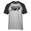 Boeing 787 & Text Designed Raglan T-Shirts