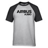 Airbus A380 & Text Designed Raglan T-Shirts