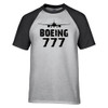 Boeing 777 & Plane Designed Raglan T-Shirts