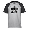 Airbus A320 & Plane Designed Raglan T-Shirts