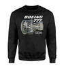 Boeing 777 & GE90 Engine Designed Sweatshirts