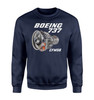 Boeing 737 Engine & CFM56 Designed Sweatshirts