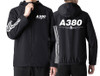 Super Airbus A380 Designed Windbreaker Jackets