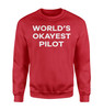 World's Okayest Pilot Designed Sweatshirts