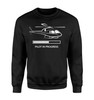 Pilot In Progress (Helicopter) Designed Sweatshirts