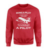If You're Cool You're Probably a Pilot Designed Sweatshirts