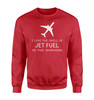 I Love The Smell Of Jet Fuel In The Morning Designed Sweatshirts