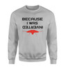Because I was Inverted Designed Sweatshirts