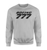 Boeing 777 & Text Designed Sweatshirts