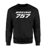 Boeing 757 & Text Designed Sweatshirts