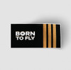 Born to Fly & Pilot Epaulettes (3 Lines) Designed Stickers Born to Fly & Pilot Epaulettes (3 Lines) Designed Stickers