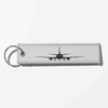 Boeing 737 Silhouette Designed Key Chains