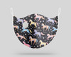 Seamless Colourful Unicorns Designed Face Masks
