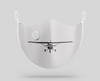 Cessna 172 Silhouette Designed Face Masks