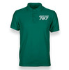 Boeing 787 & Text Designed Polo T-Shirts