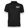 Boeing 787 & Text Designed Polo T-Shirts