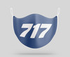 Boeing 717 Text Designed Face Masks