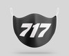 Boeing 717 Text Designed Face Masks
