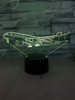 Departing Boeing 787 Designed 3D Lamp